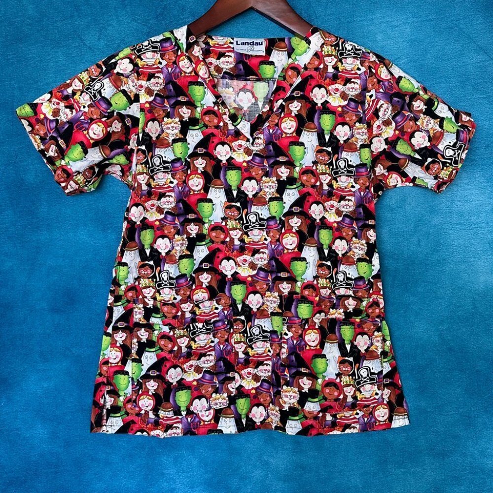 Landau Scrubs, Halloween, Cotton Top, S